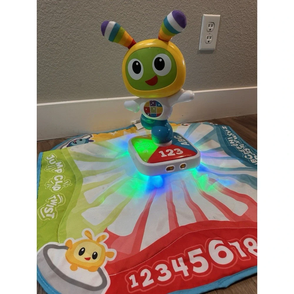 $29 🌙 Fisher-Price Bright Beats Learnin' Lights Dance Mat BeatBo Works READ